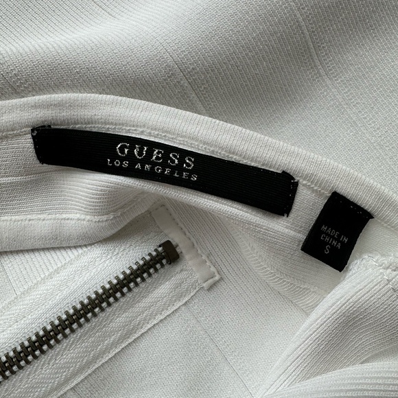 Guess ◡̈ Mirage Cut-Out Bandage Halter Mini Dress - Picture 9 of 15